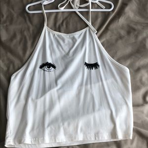 Blinking eye halter